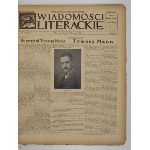 WIADOMOŚCI Literackie. Warszawa. Red. M. Grydzewski, R. 4: 1927
