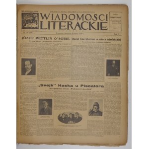 WIADOMOŚCI Literackie. Warszawa. Red. M. Grydzewski, R. 5: 1928