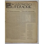 WIADOMOŚCI Literackie. Warszawa. Red. M. Grydzewski, R. 5: 1928