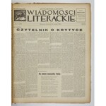 WIADOMOŚCI Literackie. Warszawa. Red. M. Grydzewski, R. 6: 1929