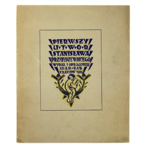 BAR Adam - Pierwszy utwór Przybyszewskiego. Wydał i objaśnił ... Kraków 1926. Nakł. W. Żychowicza. 4, s. 20, [3]. brosz...