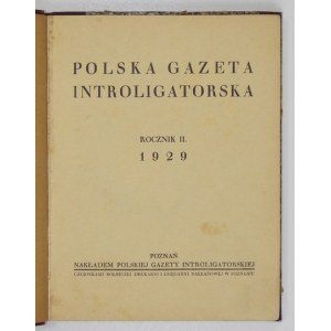 POLSKA Gazeta Introligatorska. Niezależny organ poświęcony sprawom Introligatorstwa Polskiego. Poznań. Wyd...