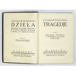 WYSPIAŃSKI Stanisław - Dzieła. Pierwsze wydanie zbiorowe w oprac. Adama Chmiela i Tadeusza Sinki. T. 1-3. Warszawa 1924...