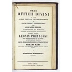 DIRECTORIUM Horarum Canonicarum et Missarum pro Archidioecesi Mohyloviensi in annum Domini MDCCCLXI [1861]...