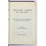 ESTREICHER Charles - Cultural Losses of Poland. Index of Polish cultural loses during the German occupation, 1939-1944...