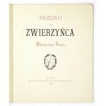 REJ Mikołaj - Przęsło ze Zwierzyńca Mikołaja Reja. Poznań 1884. Nakł. Bibliot. Kórnickiej. 4, s. 6, [6], CIV. brosz...