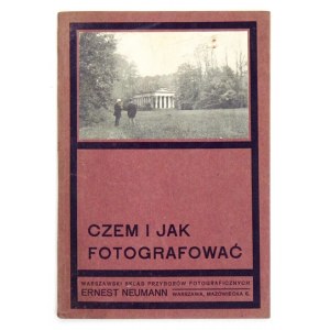 [FOTOGRAFIA]. Ilustrowany cennik nr 8 aparatów i przyborów fotograficznych marki EN [= Ernest Neumann]. Warszawa [1913?...