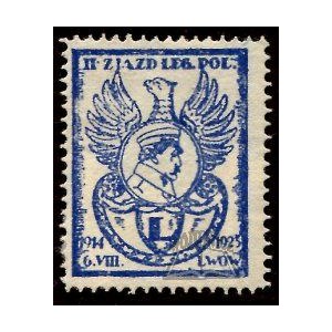 II ZJAZD Leg.(ionów) Pol.(skich). 6.VIII.1914 - 1923 Lwów.