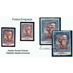 (POLSKA emigracja) Polska Poczta Polowa. Oddziały spadochronowe. 2 znaczki.