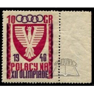 (POLSKI Ruch Olimpijski) Polacy na XII Olimpiadę. 1940.