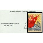 (TARGI i wystawy) III Gdańskie Targi Międzynarodowe. Od 5 do 8 lutego 1925 r.