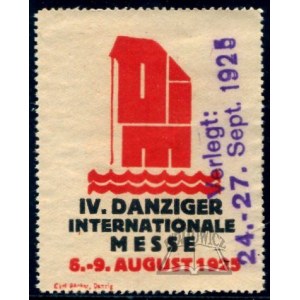 (TARGI i wystawy) IV. Danziger Internationale Messe. 6.-9. August 1925.