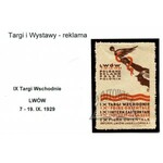 (TARGI i wystawy) IX TARGI Wschodnie. Lwów 7 - 19. IX. 1929. Inform. Lwów Jagiellońska 1.