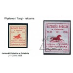 (TARGI i wystawy) Jarmarki Końskie w Gnieźnie połączone z wielką loterją końską. 21-23 IV.1928. Ciągnienie 26. 4. 1928.