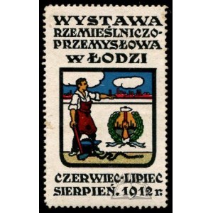 (TARGI i wystawy) Wystawa Rzemieślniczo-Przemysłowa w Łodzi. Czerwiec-lipiec-sierpień. 1912 r.