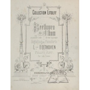 BEETHOVEN Ludwig van, Beethoven-Album. 30 ausgewählte Lieder für eine Singstimme.
