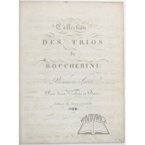 BOCCHERINI Luigi, Collection des Trios.