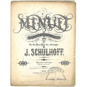 SCHULHOFF Julius, Menuet aus Mozart's Sinfonie.