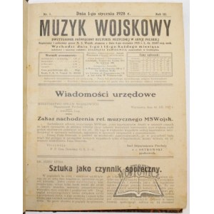 MUZYK Wojskowy. Rok 1928.