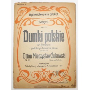 ŻUKOWSKI Otton Mieczysław, Dumki polskie na fortepian z podłożonym tekstem do śpiewu.