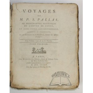 (PALLAS, Peter Simon), Voyages de M. P. S. Pallas,