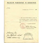 HOPLIŃSKI Jan, Zbiór ok. 120 dokumentów z lat 1899-1965.