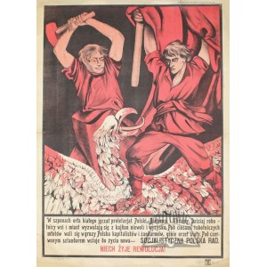 (SOWIECKI plakat propagandowy 1920).