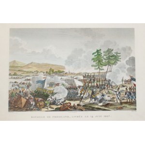 (NAPOLEON pod Frydlandem). Bataille de Friedland, Livree le 14 Juin 1807.