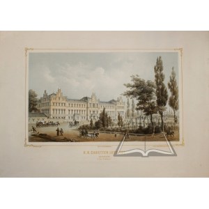 (KRAKÓW - Pałac w Łobzowie). K.K. Cadetten Institut zu Łobzów (bei Krakau).