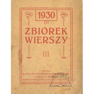 ROMANOWSKI Wacław, 1930. Zbiorek wierszy.