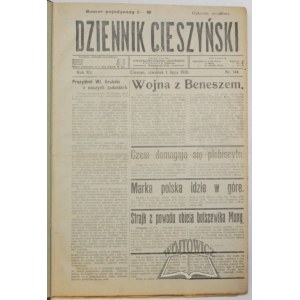 DZIENNIK Cieszyński.