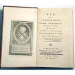 PROYART - VIE DE LA REINE MARIS LECKSINSKA wyd. 1794