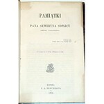 RZEWUSKI- PAMIĄTKI PANA SEWERYNA SOPLICY i inne... Lipsk 1868