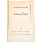 SZYMBORSKA- PYTANIA ZADAWANE SOBIE wyd.1 z 1954