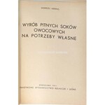 MERING- WYRÓB PITNYCH SOKÓW OWOCOWYCH 1951r.