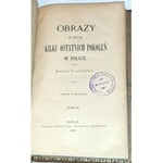 FALKOWSKI - OBRAZY Z ŻYCIA KILKU OSTATNICH POKOLEŃ W POLSCE. t.1-5 [komplet w 5 wol.] skóra Napoleon