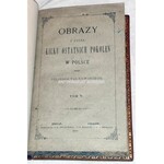 FALKOWSKI - OBRAZY Z ŻYCIA KILKU OSTATNICH POKOLEŃ W POLSCE. t.1-5 [komplet w 5 wol.] skóra Napoleon