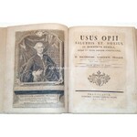TRALLES - USUS OPII SALUBRIS ET NOXIUS IN MORBORUM MEDELA SOLIDIS ET CERTIS PRINCIPIIS SUPERSTRUCTUS t.1-4 w 3 wol. wyd. 1759-1762