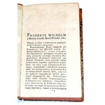 POWSZECHNA ORDYNACJA SĄDOWA DLA PAŃSTW PRUSKICH. Cz.1. O POSTĘPOWANIU W PROCESACH Poznań 1822