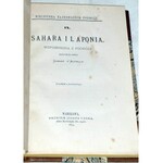 D’ALVIELL -  SAHARA I LAPONIA wyd. 1874