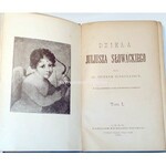 SŁOWACKI - DZIEŁA T.1-4 [komplet w 4wol.] Lwów 1894r.