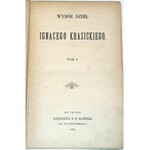 KRASICKI- BIBLIOTEKA KLASYKÓW POLSKICH t.1-3 [komplet] 1882r.