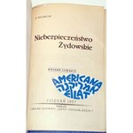 JUDAICA. WILDECKI - NIEBEZPIECZEŃSTWO ŻYDOWSKIE wyd. 1937