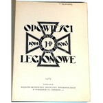 OPOWIEŚCI LEGJONOWE 1914-1918 1930r.
