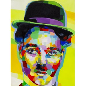 Monika Łakomska, Charlie Chaplin Abstract, 2020