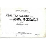 ALBUM PAMIĄTKOWE Widoki stron rodzinnych Adama Mickiewicza