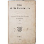 MICKIEWICZ Adam, Pisma t.1-4 Paryż 1844 [PROFESORSKIE]