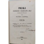 Lelewel Joachim Polska dzieje i rzeczy jej rozpatrywane Tom III i IV oraz Bałwochwalstwo słowiańskie