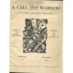 Mackie Albert A call from Warsaw ANTOLOGIA POEZJI