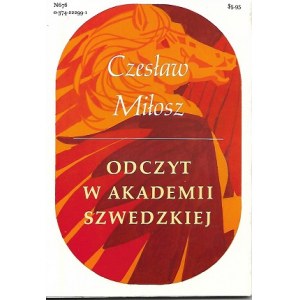 Milosz Czeslaw NOBEL LECTURE [AUTOGRAF]